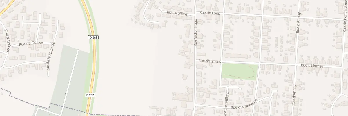 Plan du 735 Rue Victor Hugo à Noyelles-sous-Lens