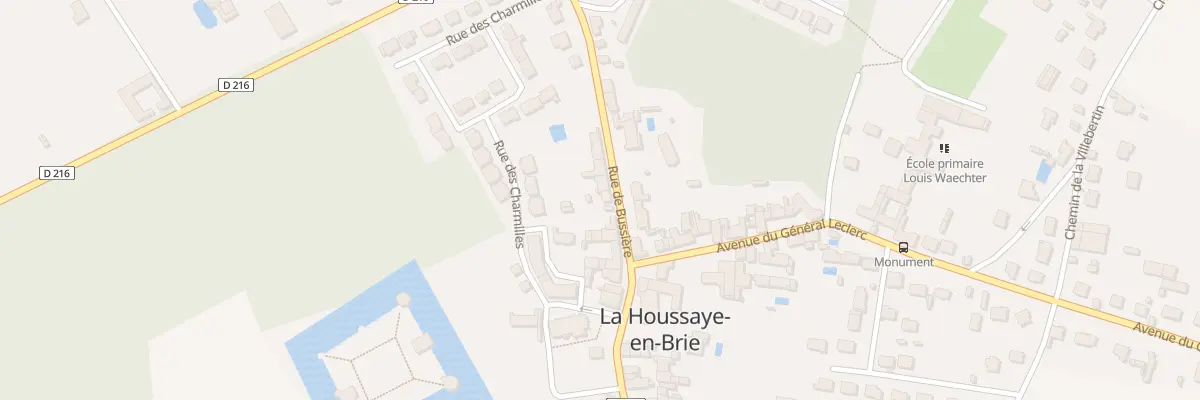 Plan du 77 Rue de Bussiére à La Houssaye-en-Brie