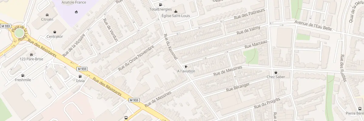 Plan du 108 Rue Marceau à Armentières