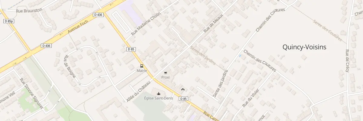 Plan du 18 Rue de Meaux à Quincy-Voisins
