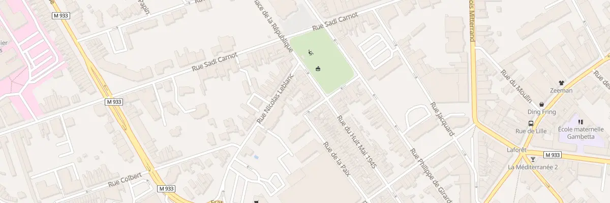 Plan du 35 Rue de la Paix à Armentières