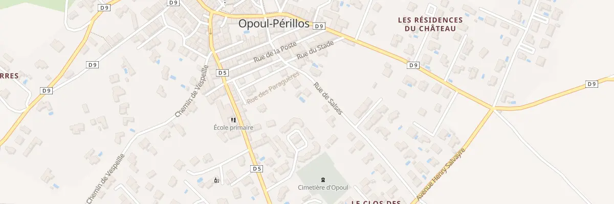 Plan du 6 Rue de Salses à Opoul-Périllos