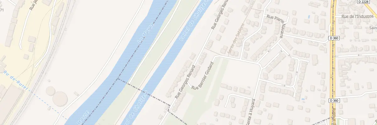 Plan du 92 Rue Georges Renard à Meaux