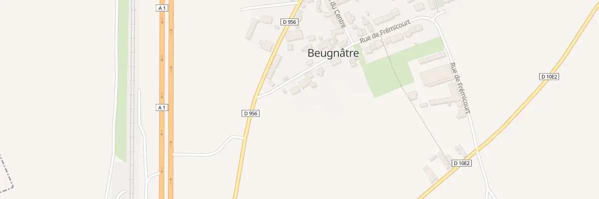 Plan du 10 Rue de la Mairie à Beugnâtre