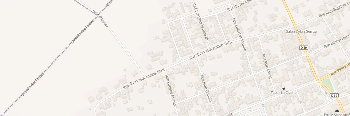 Plan du 37 Rue du 11 Novembre à Annay