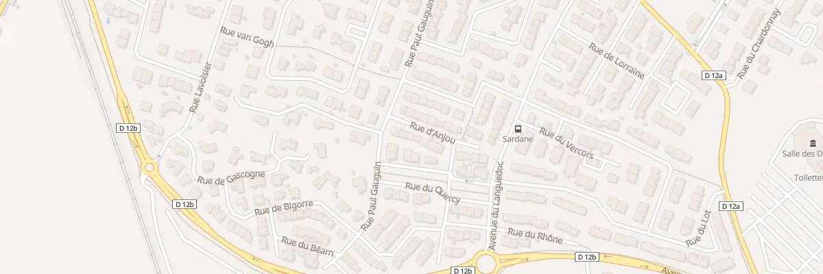 Plan du 6 Rue d’Anjou à Rivesaltes