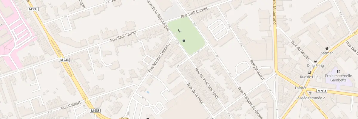 Plan du 37 Rue de la Paix à Armentières