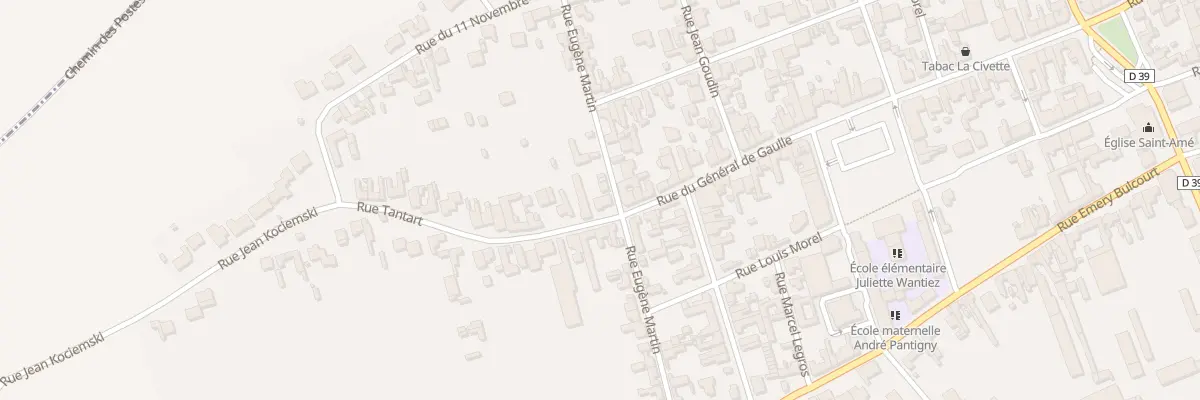 Plan du 1 Rue Tantart à Annay