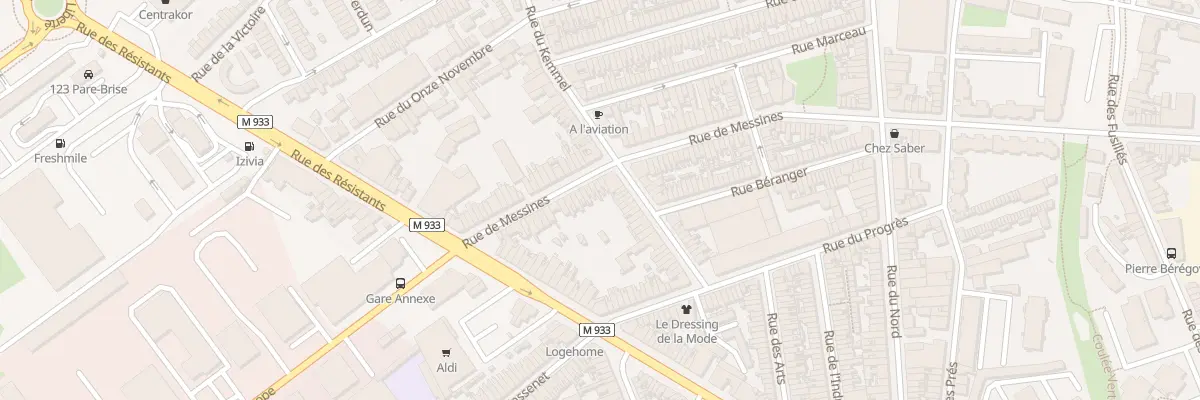 Plan du 89 Rue de Messines à Armentières