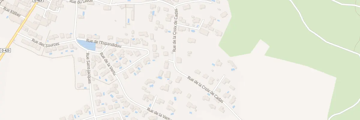 Plan du 11 Rue de la Croix de Cadas à Bizanet