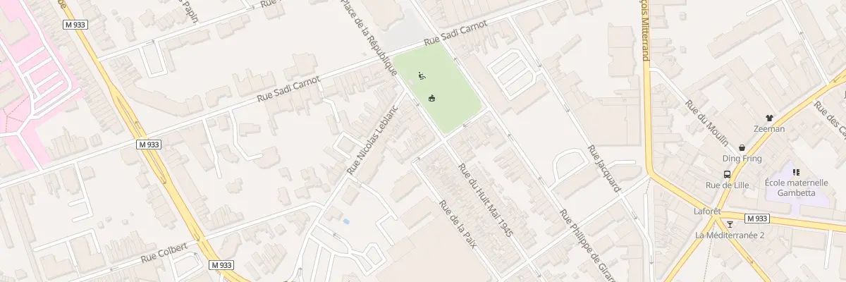 Plan du 39 Rue de la Paix à Armentières