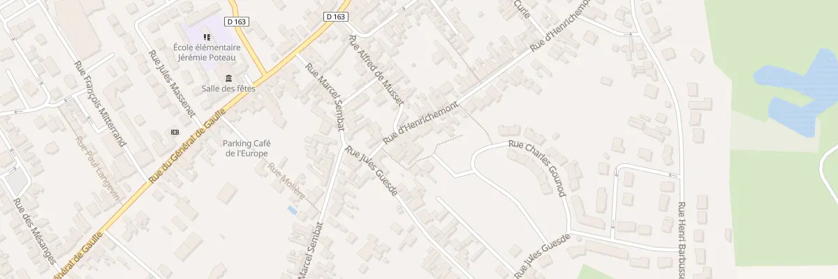 Plan du 20 Rue d’Henrichemont à Billy-Berclau
