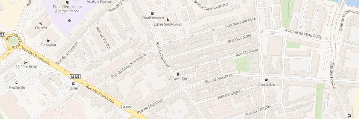 Plan du 87 Rue de Valmy à Armentières