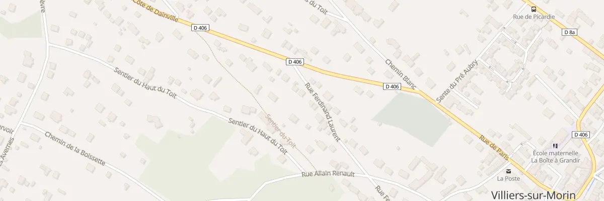 Plan du 21 Rue Ferdinand Laurent à Villiers-sur-Morin