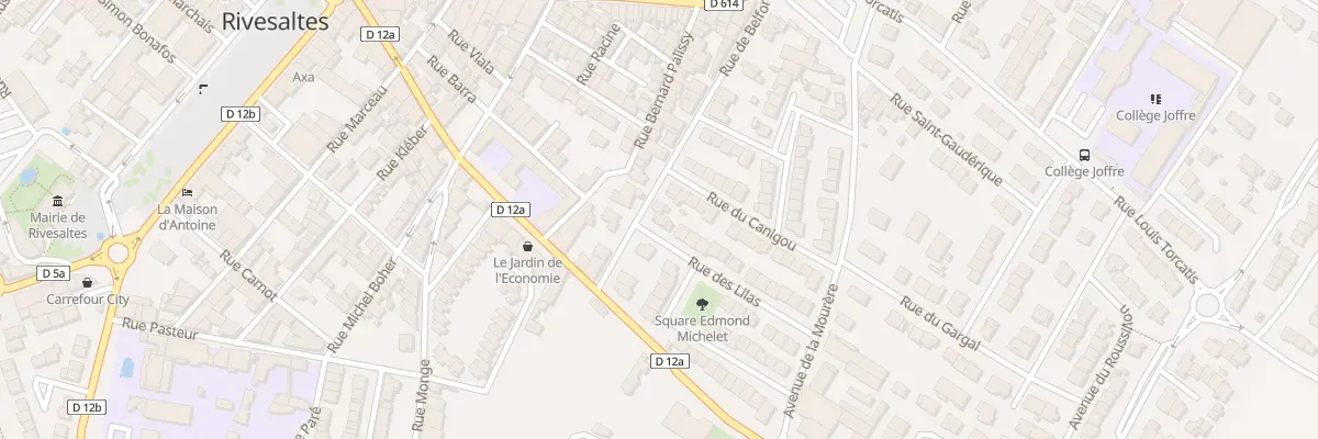 Plan du 17 Rue de Belfort à Rivesaltes