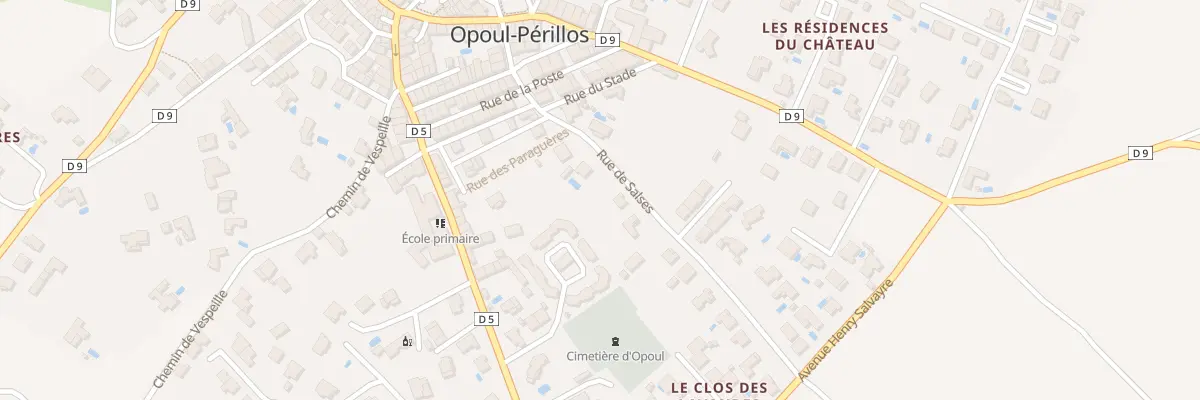 Plan du 6B Rue de Salses à Opoul-Périllos