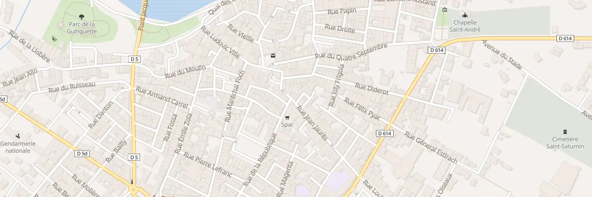 Plan du 17 Rue Jean Jaurès à Rivesaltes