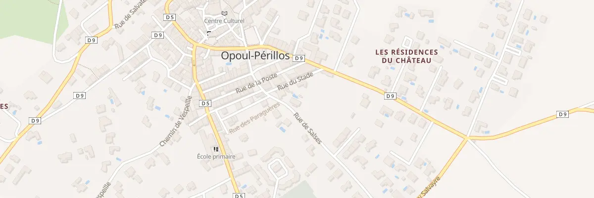 Plan du 7 Rue de Salses à Opoul-Périllos
