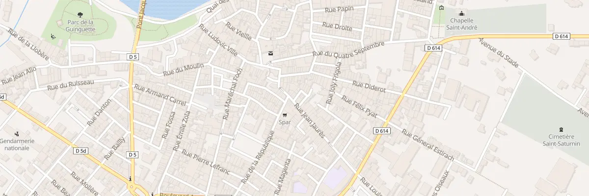 Plan du 19 Rue Jean Jaurès à Rivesaltes