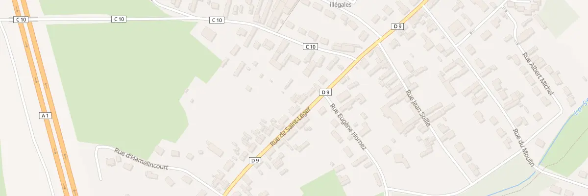 Plan du 20 Rue de Saint-léger à Croisilles