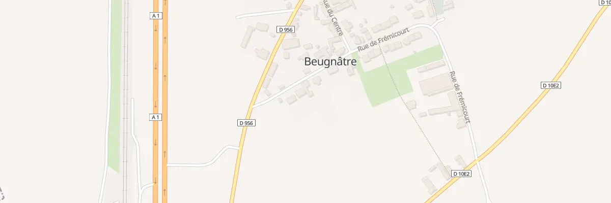 Plan du 8 Rue de la Mairie à Beugnâtre