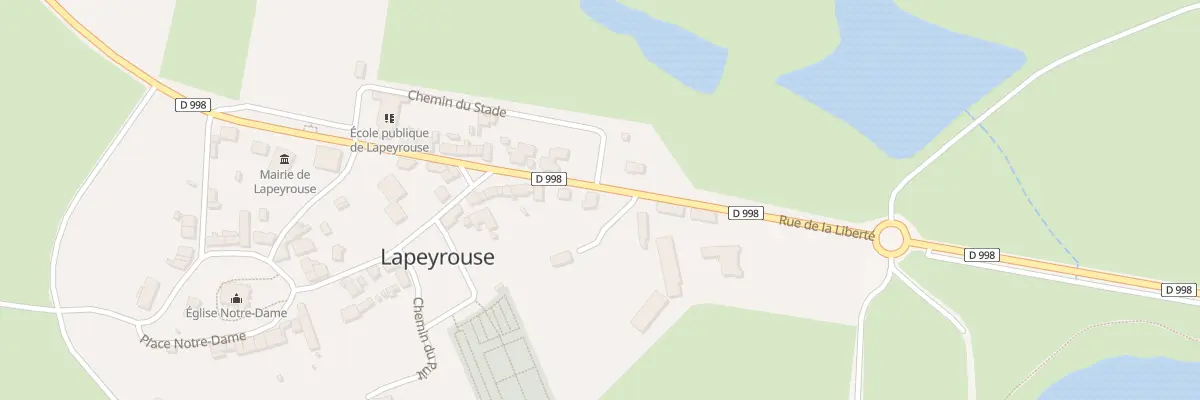 Plan du 5319 Le Bourg à Sauret-Besserve