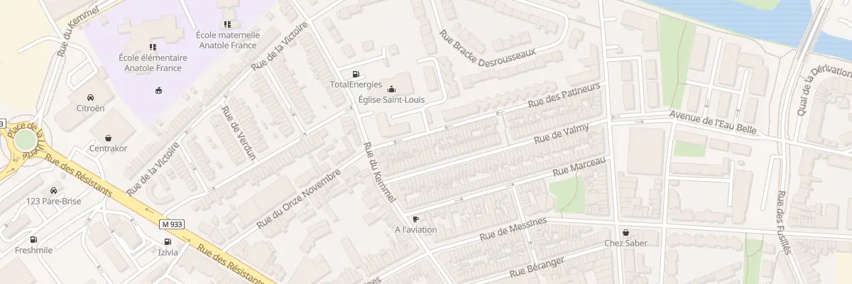Plan du 93 Rue des Patineurs à Armentières