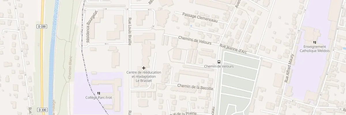 Plan du 43 Av Clémenceau à Meaux
