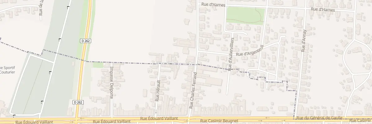 Plan du 875 Rue Victor Hugo à Noyelles-sous-Lens