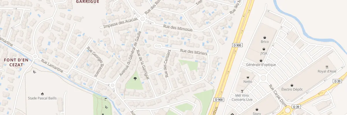 Plan du 21 Rue des Cerisiers à Pollestres