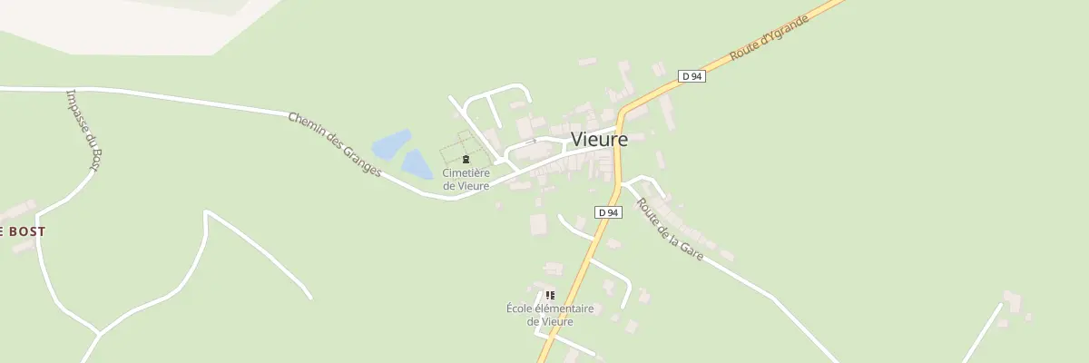Plan du 5003 Le Bourg à Vieure
