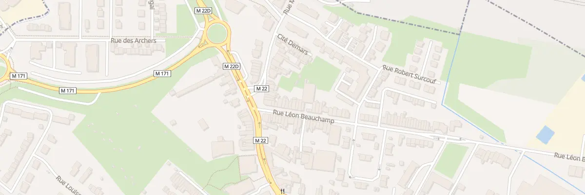 Plan du 260 Rue Léon Beauchamp à La Chapelle-d’Armentières