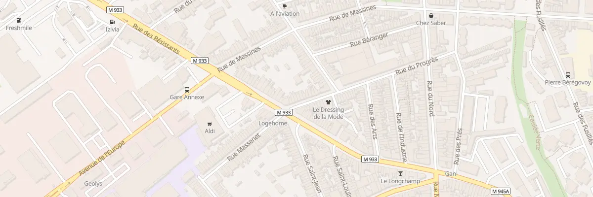 Plan du 38 Rue du Progres à Armentières
