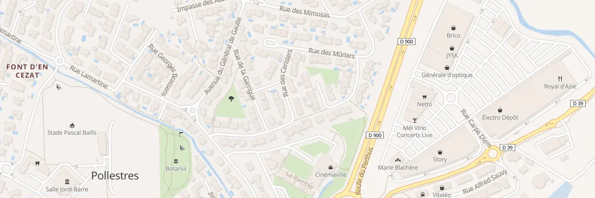 Plan du 11 Rue des Cerisiers à Pollestres