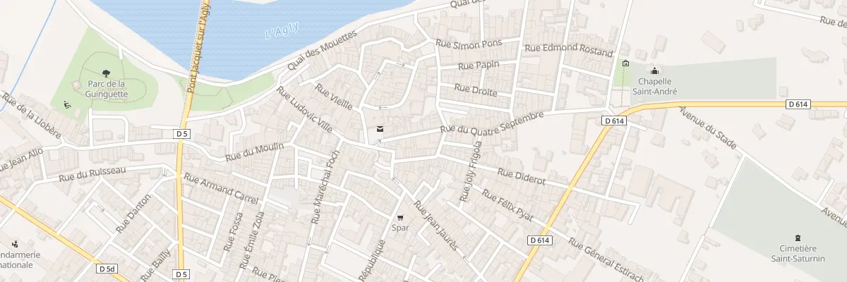 Plan du 16A Rue du Quatre Septembre à Rivesaltes