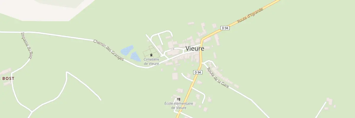 Plan du 5006 Le Bourg à Vieure