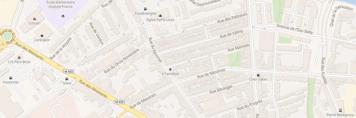 Plan du 92 Rue Marceau à Armentières