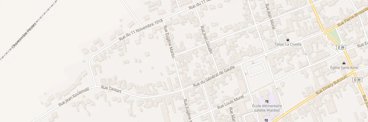 Plan du 42 Rue Léon Boursier à Annay