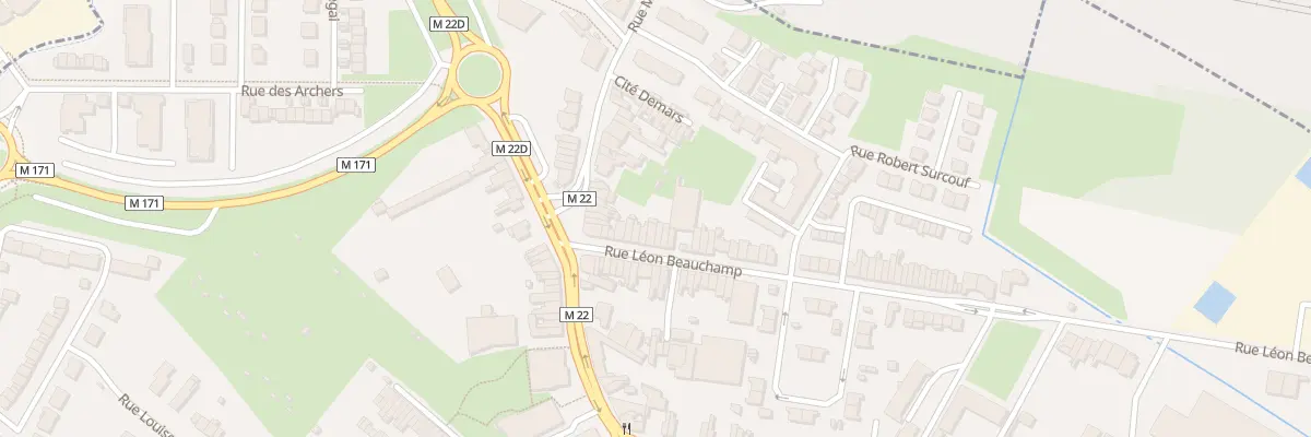 Plan du 258 Rue Léon Beauchamp à La Chapelle-d’Armentières