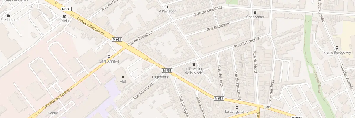 Plan du 34 Rue du Progres à Armentières