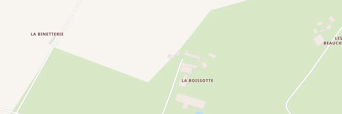 Plan du 5160 La Boissotte à Thou
