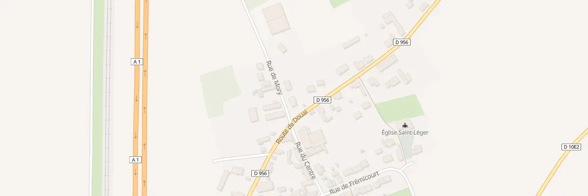 Plan du 2 Rue de Mory à Beugnâtre