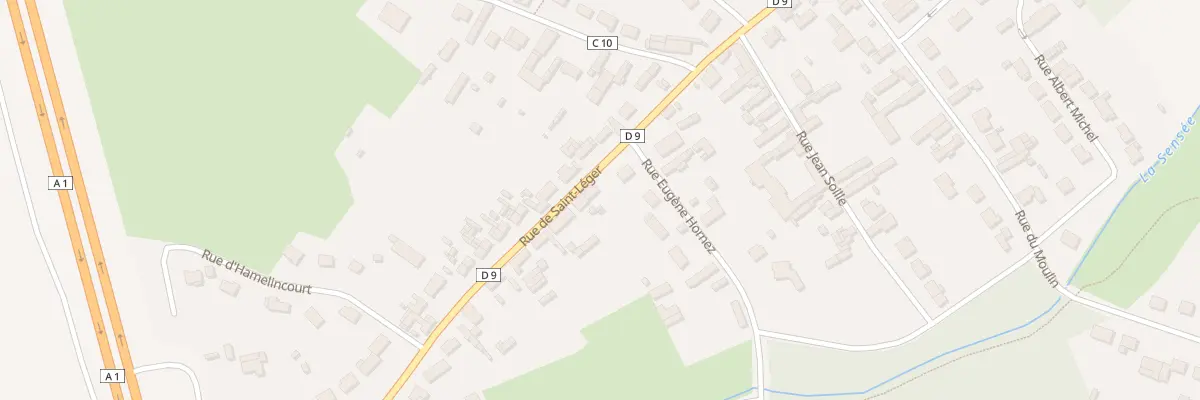 Plan du 25 Rue de Saint-léger à Croisilles