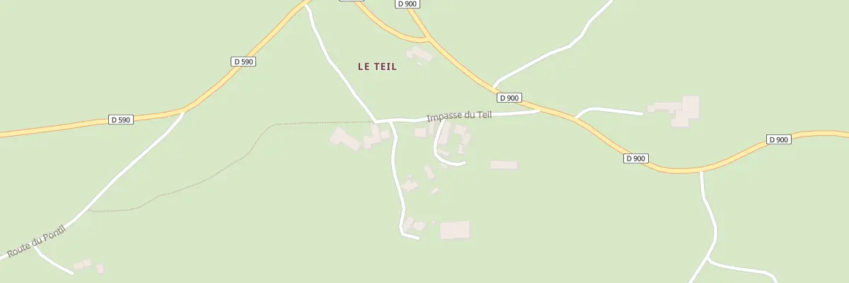 Plan du 5206 Le Teil à Condom-d’Aubrac