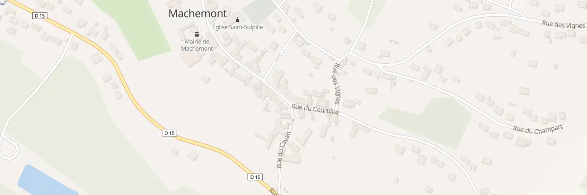 Plan du 2 Rue de l’Eglise à Machemont