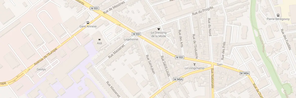 Plan du 50 Rue Saint Jean à Armentières