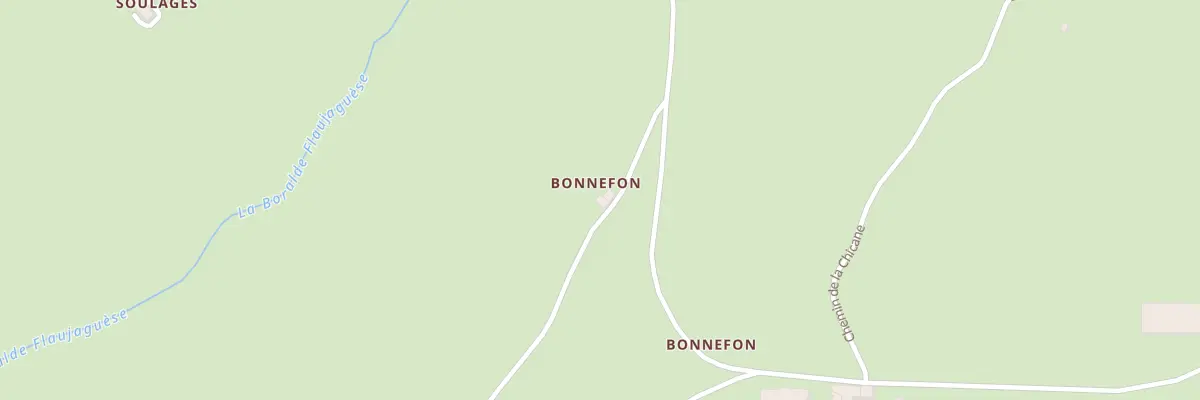 Plan du 5085 Bonnefon à Curières