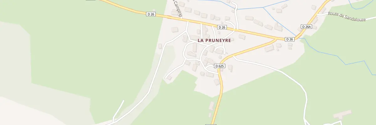 Plan du 5174A La Pruneyre à Espinchal