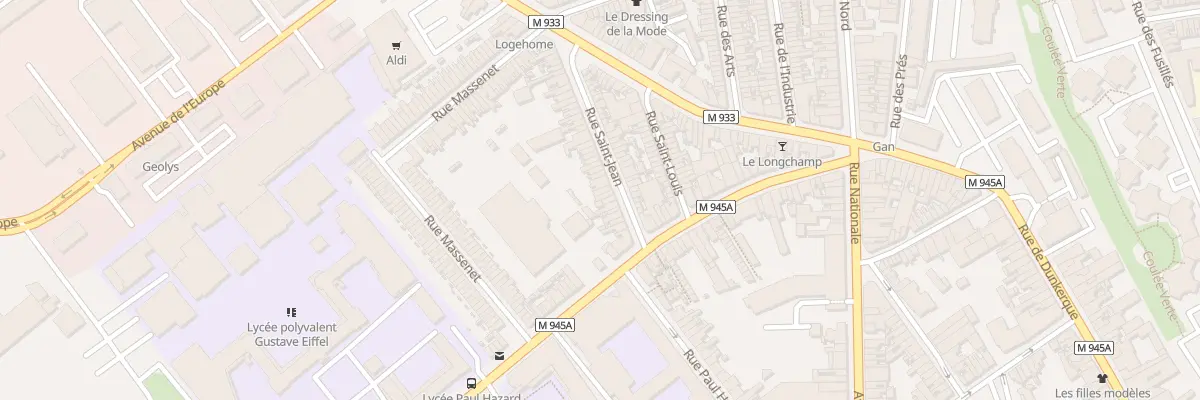 Plan du 13 Rue Saint Jean à Armentières