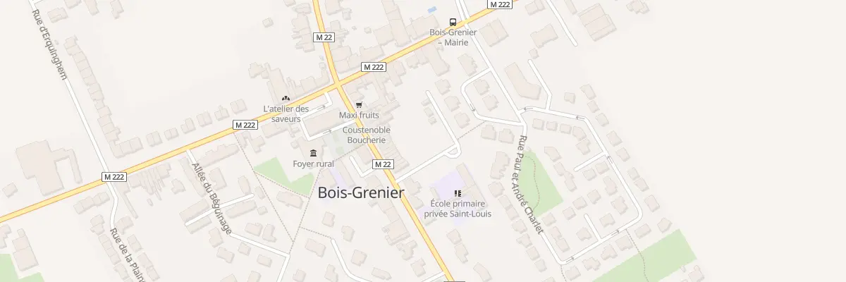 Plan du 93 Rue de Pourtalès à Bois-Grenier